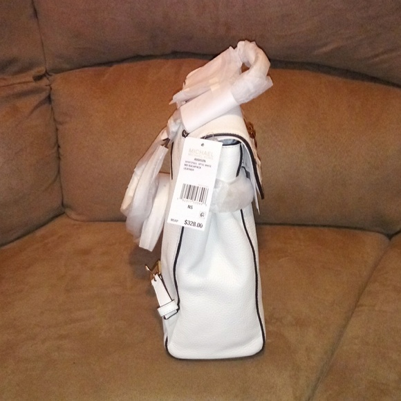 Michael Kors Addison MD Leather Backpack - Picture 5 of 7